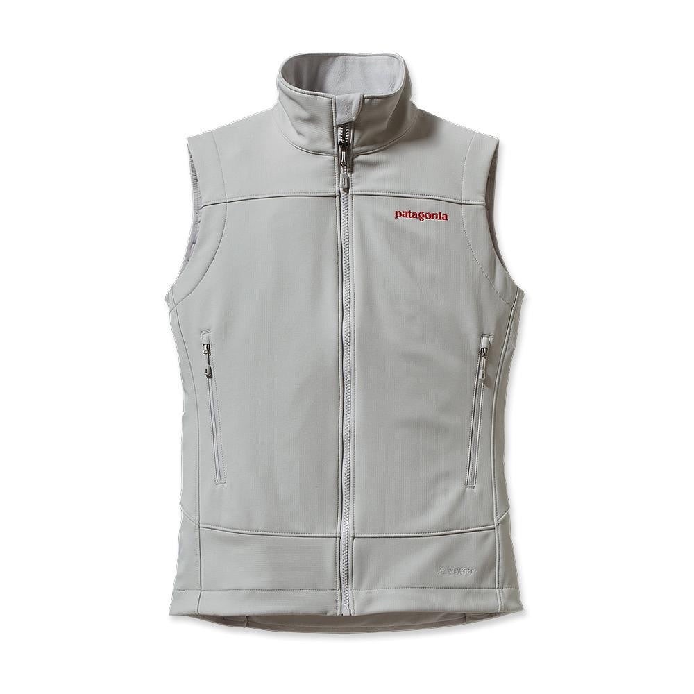 Patagonia Women's Adze Polartec Hiking Vest Light Gray Nickel